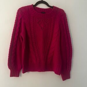 Talbots fuchsia sweater